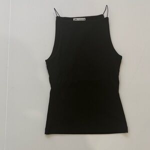 Zara Elegant Black Camisole Top